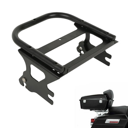 King Trunk Pad Mount Rack Fit For Harley Touring Electra Glide 1997-2008 Black