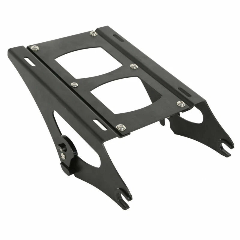 Black Chopped Trunk Mount Rack Fit For Harley Touring Road Glide King 2014-Up 15