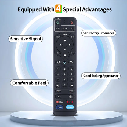For vSeeBox V2 Pro Bluetooth & Voice Control Replacement Remote Control