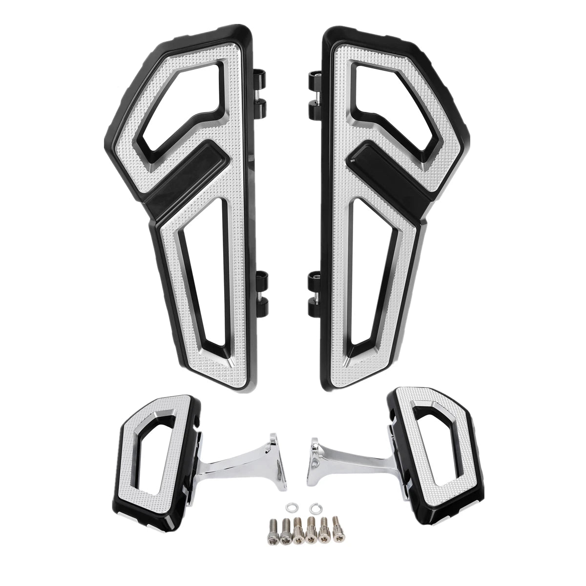 Front & Rear FloorBoard Footboards Fit For Harley Touring Models 1993-2024 TCMT