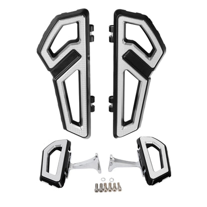 Front & Rear FloorBoard Footboards Fit For Harley Touring Models 1993-2024 TCMT