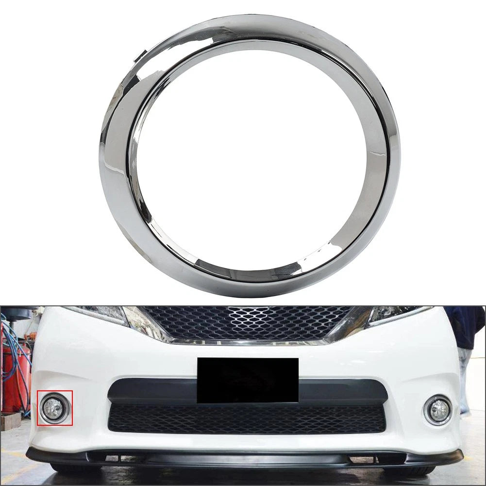 1x Right Fog Light Lamp Bezel Cover Chrome Trim Ring For Toyota Sienna SE 11-17