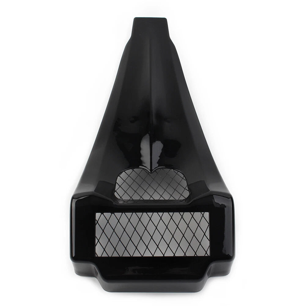 Front Stretched Chin Spoiler Black For Harley Touring Road Glide King 1997-13 US