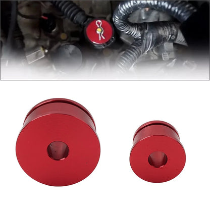 Red Aluminum Shifter Cable Bushing Kit For Honda Civic Si 02-05 Rsx Type-S 02-06