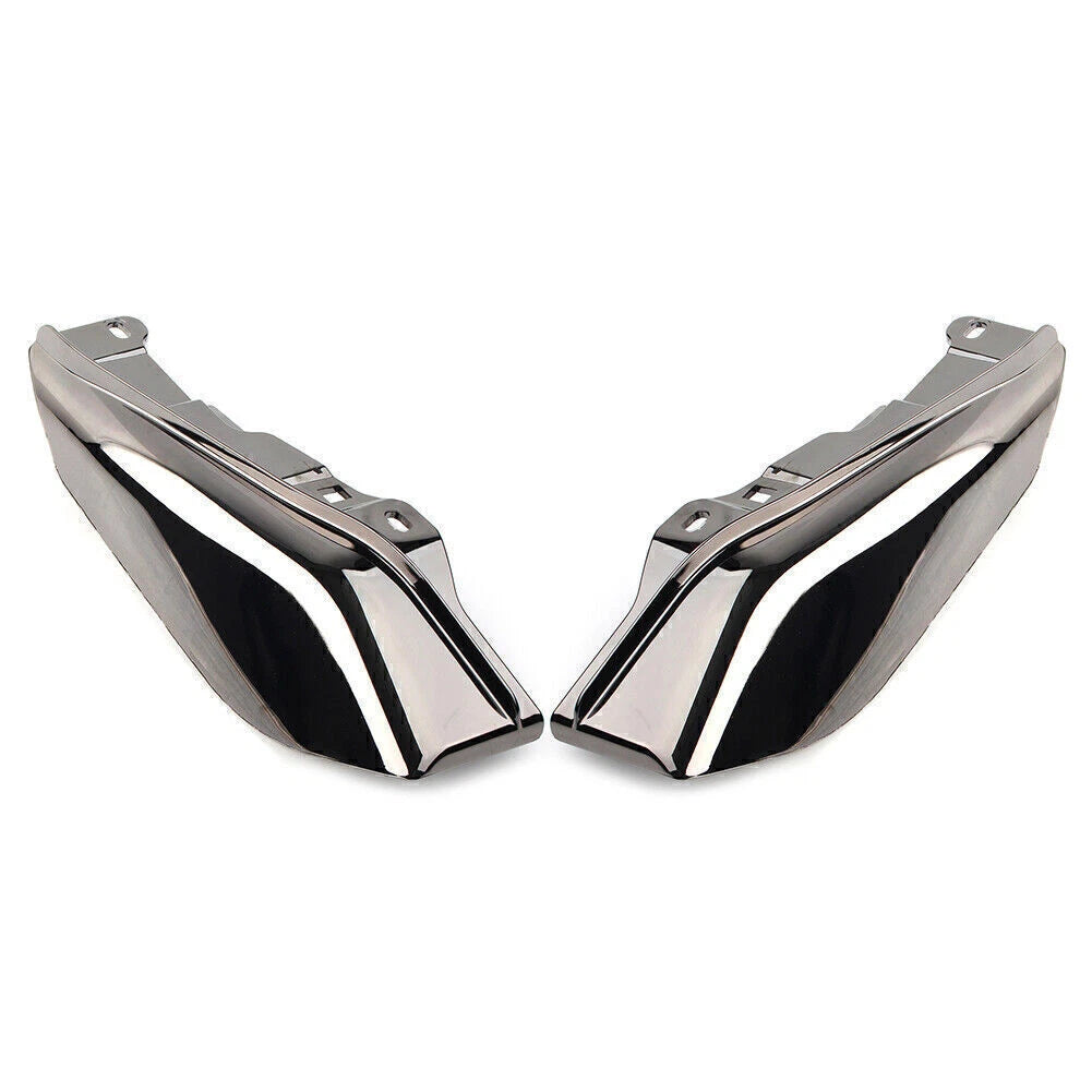 2PCS Heat Shield Mid-Frame Air Deflector Trim For Harley Street Glide 2009-2016