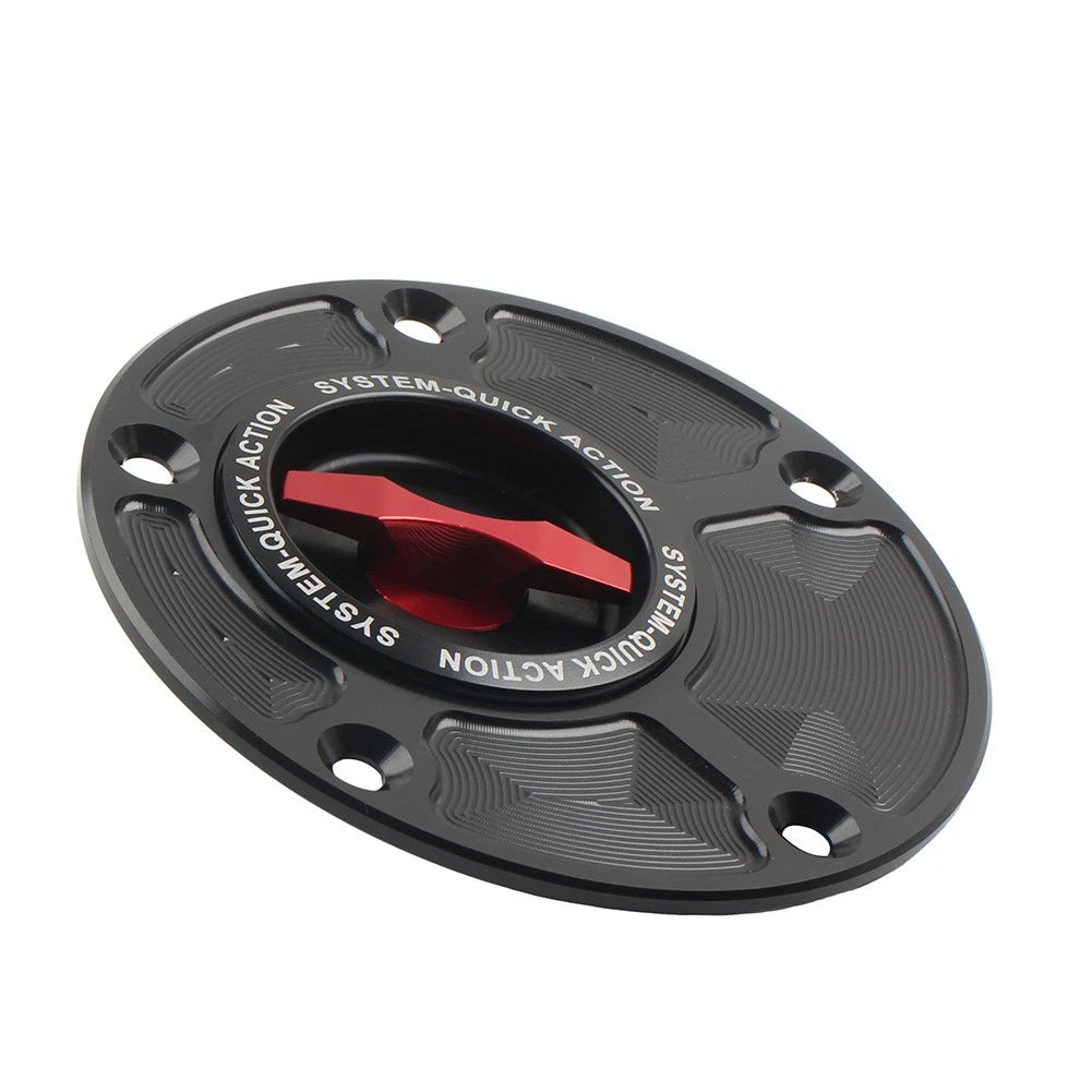 Fuel Gas Tank Cap Keyless For Yamaha YZF-R1 R6 2000-25 YZF-R3 2015-25 FZ-09 Red