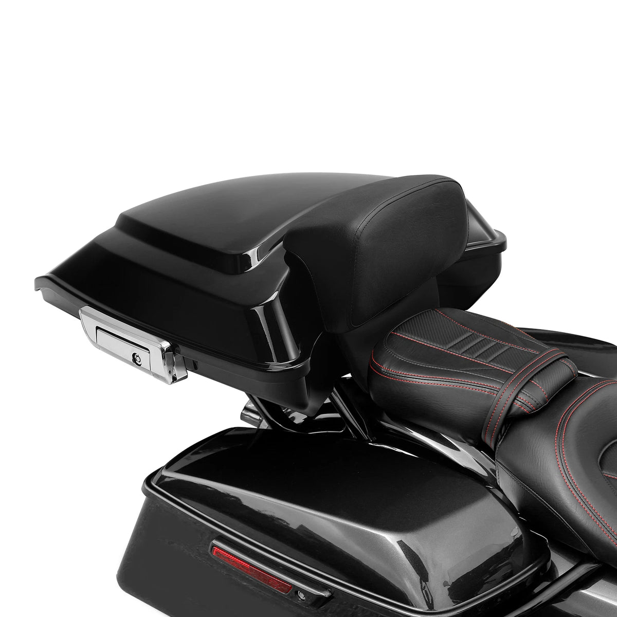 Razor Trunk Backrest Pad Mount Rack Fit For Harley Touring Glide 2014-2025