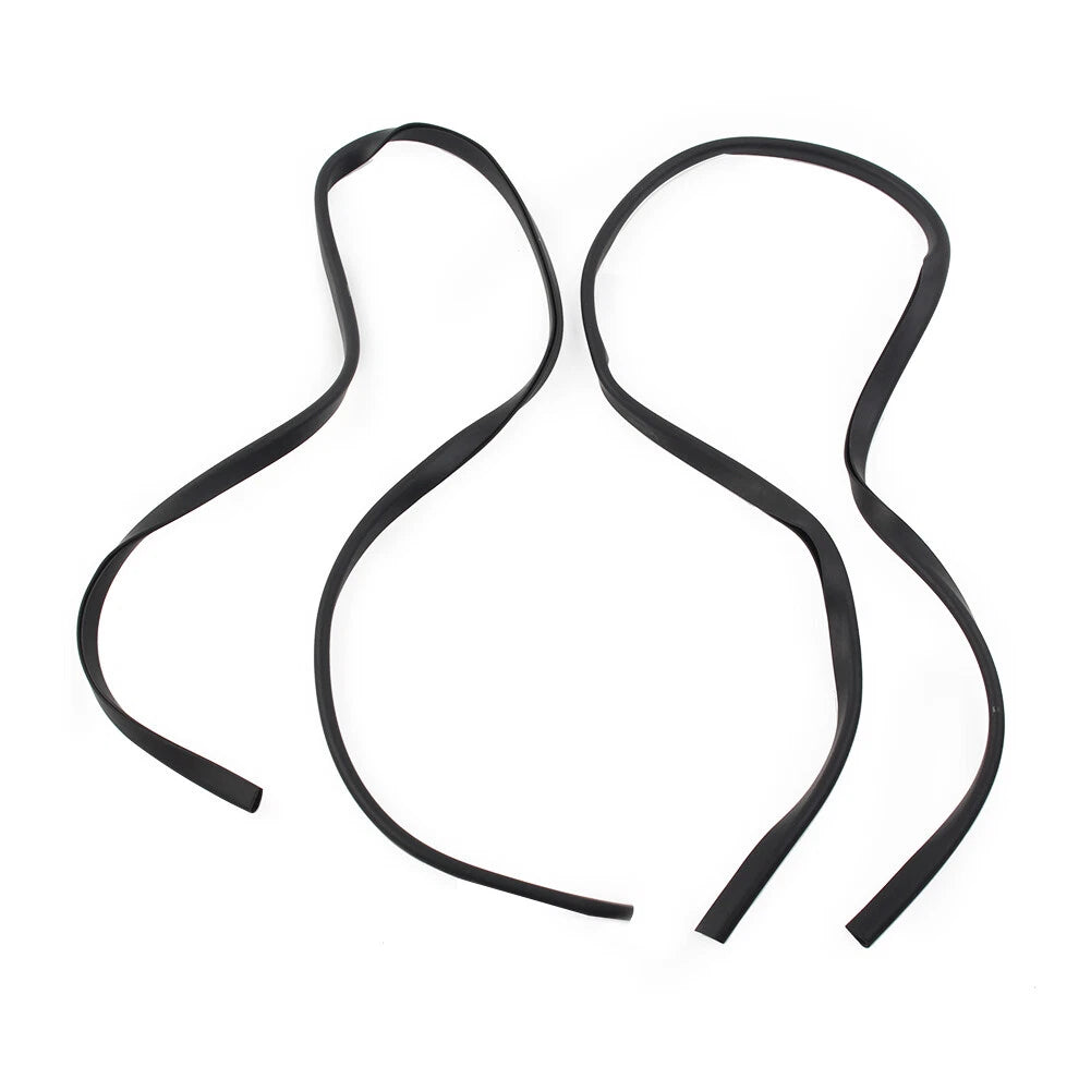 2pcs 31.9" Inner Fairing Trim Seal For Harley Touring Electra Street Glide Black