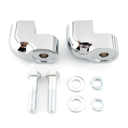Handlebar Riser Bar Clamp Bars Kit Motorcycle For Honda VTX1300C 2004-07 Chrome