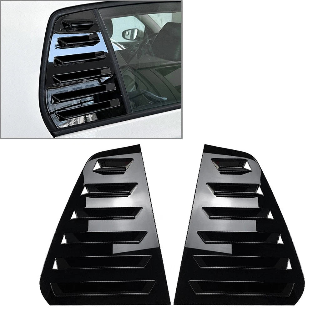 Rear Window Side Vent Shutter Louver Cover Trim For Volkswagen Golf 6 MK6 08-12