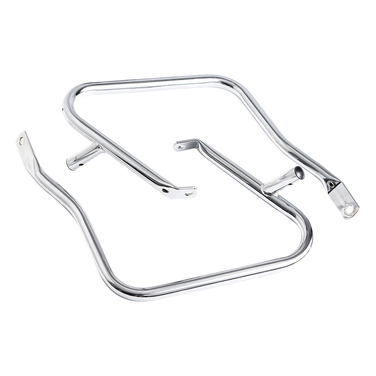 Chrome Hard Saddlebags Guard Bracket Fit For Harley Road King Glide 2014-2023 19