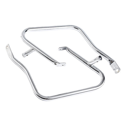 Chrome Hard Saddlebags Guard Bracket Fit For Harley Road King Glide 2014-2023 19