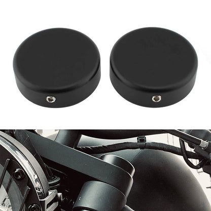 2ⅹ Upper Fork Stem Covers Cap For Honda Rebel CMX 250 300 500 2017-2024 Black US
