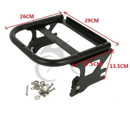 Razor Trunk & Backrest Pad Rack Fit For Harley Touring FLHR FLHT 97-08