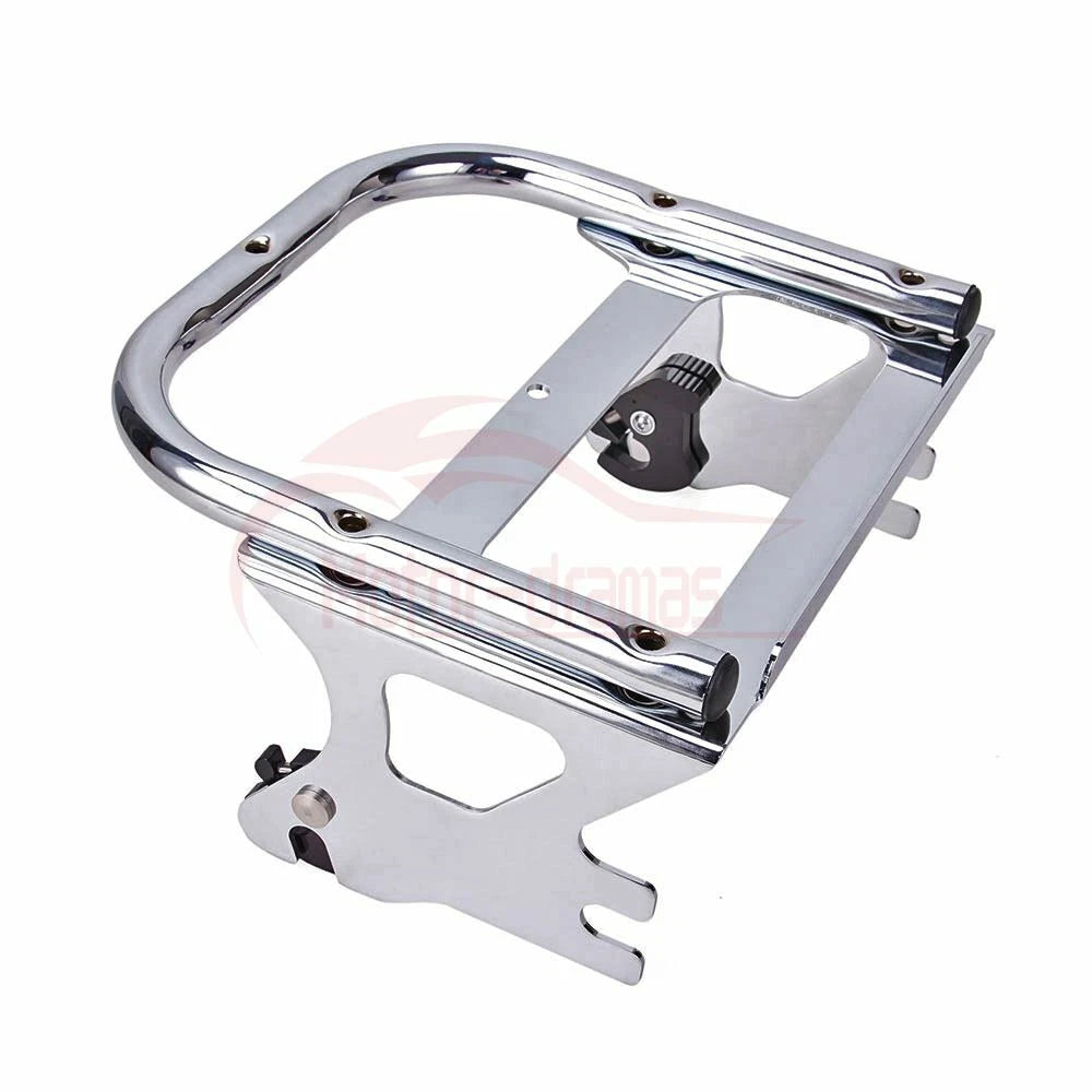 Detachable 2-up Tour Pak Mounting Luggage Rack For Harley Road King Glide 97-08