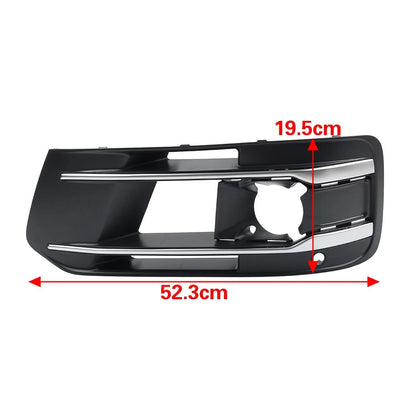1 Piece Right Side Front Bumper Fog Light Grille Cover Fit For Audi Q7 2016-2019