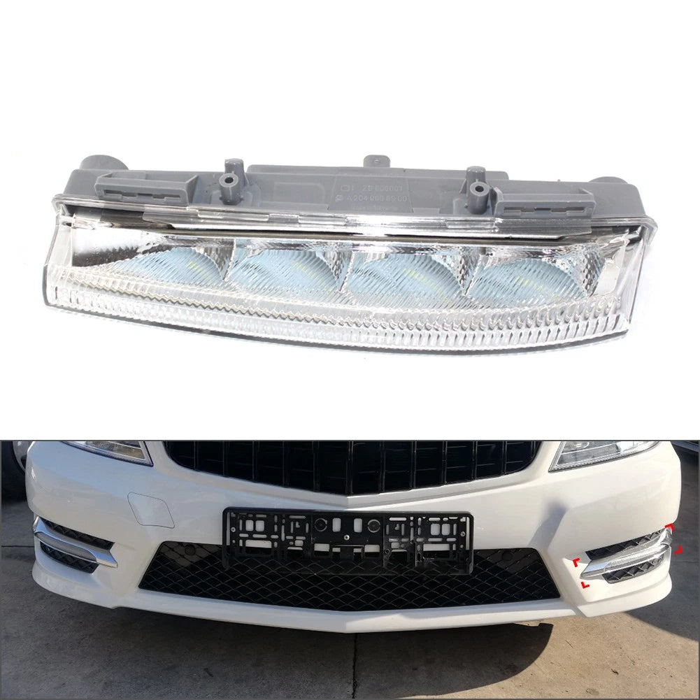 1x Left Daytime Running For Benz C E SLK Class W204 S204 C204 W212 C207 R172