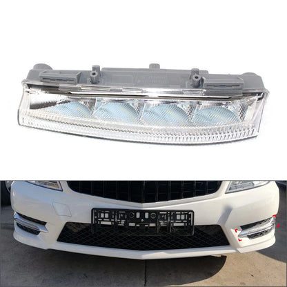 1x Left Daytime Running For Benz C E SLK Class W204 S204 C204 W212 C207 R172