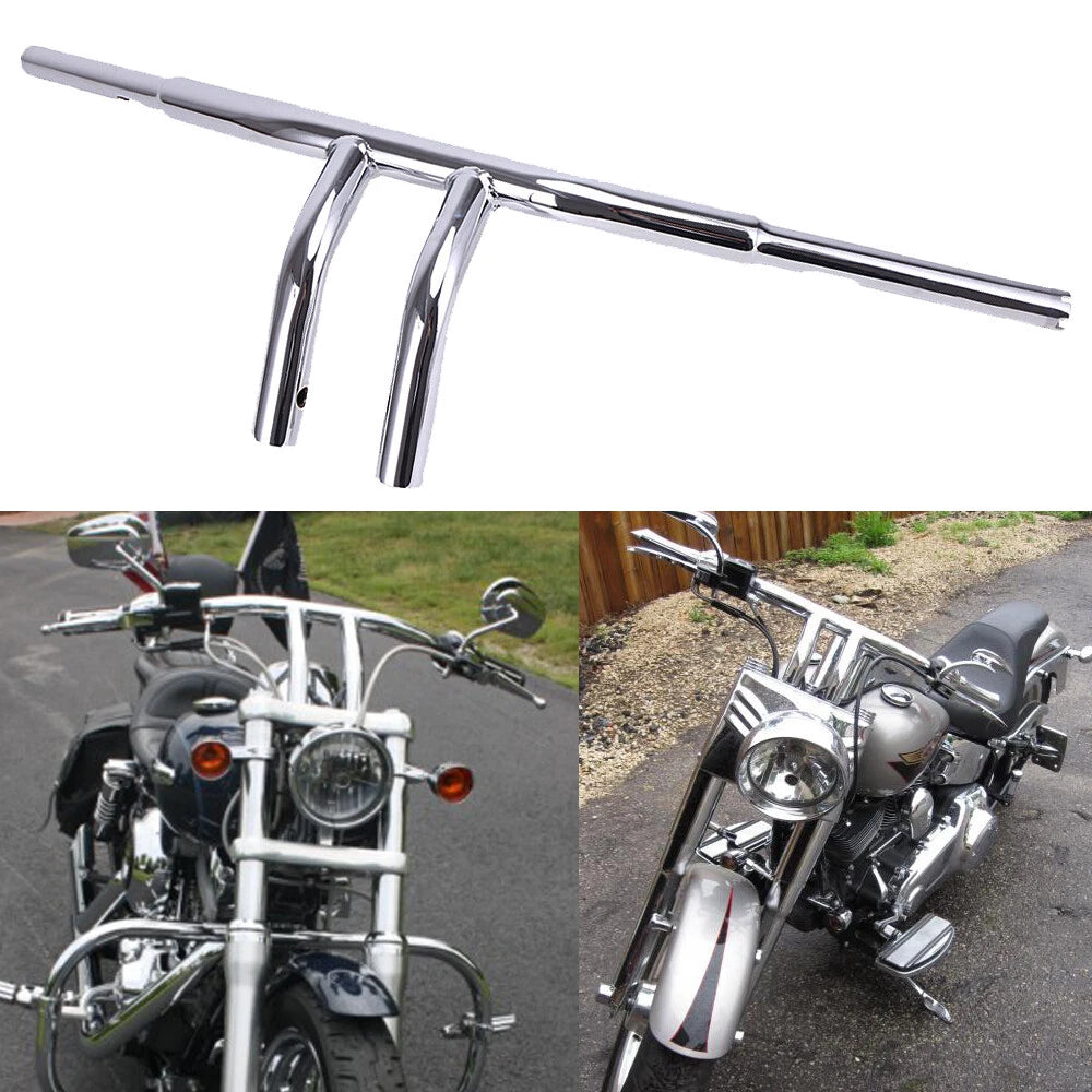 1-1/4" Fat 8" Rise T-Bars Handlebars For Harley Dyna Softail Sportster Drag Bar