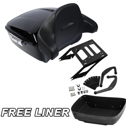King Pack Trunk Backrest Pad Mount Rack For BMW R 18 Transcontinental 2021-2025