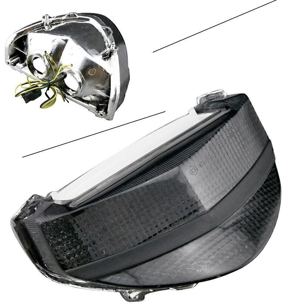 LED Tail Light Integrated Turn Signals For Honda CBR929RR 00-01 Smoke Motorcycle