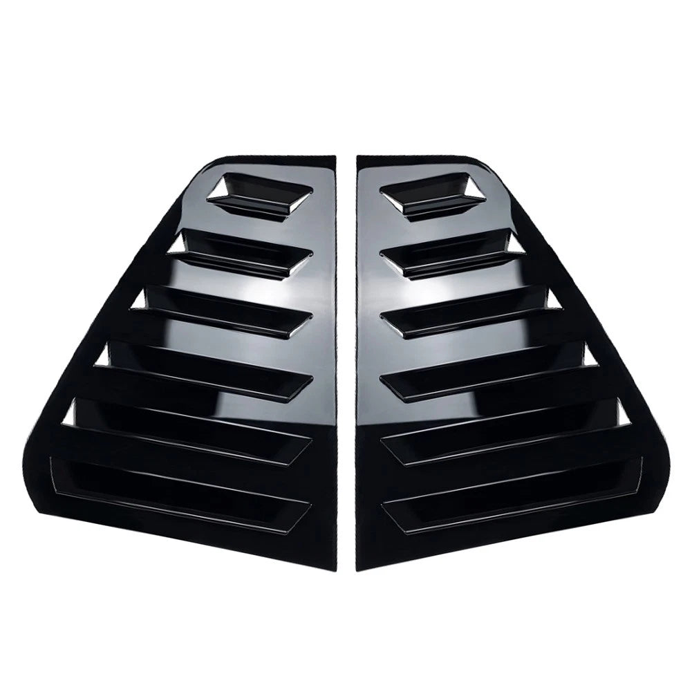 Rear Window Side Vent Shutter Louver Cover Trim For VW Golf MK7 MK7.5 2014-2019