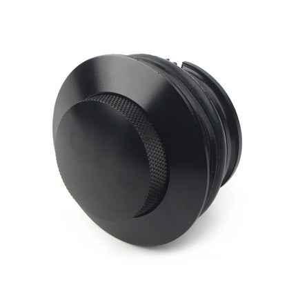 Fuel Tank Cover Flush Pop Up Reservoir Gas Cap Vented Fit Harley Davidson Black