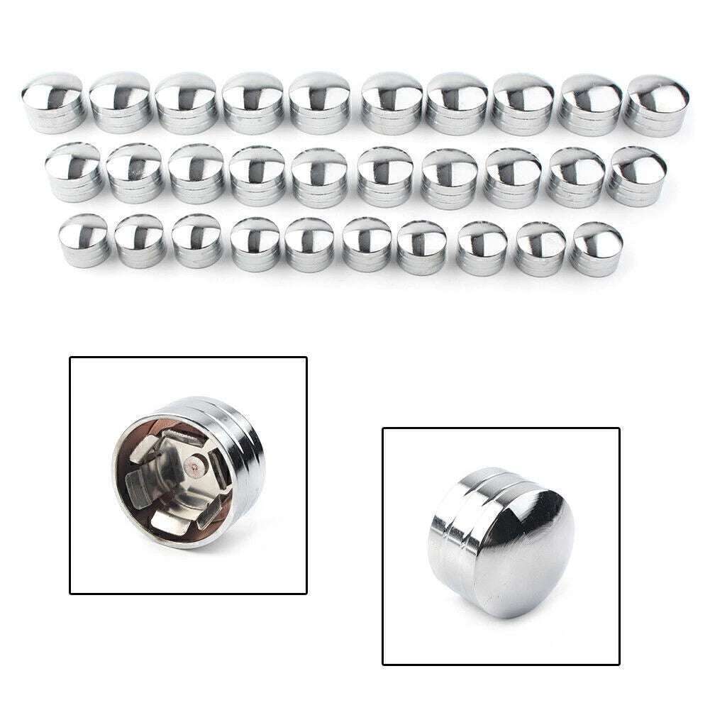 Interior 11mm Schrauben Bolt Topper Caps Cover Middle for Harley Electra Glide
