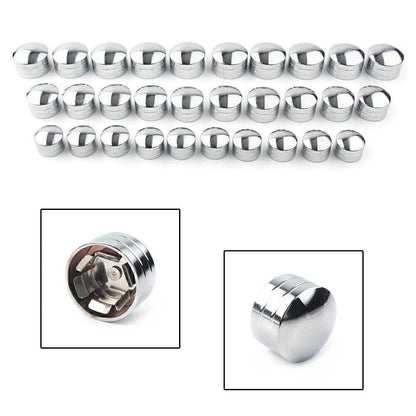 Interior 11mm Schrauben Bolt Topper Caps Cover Middle for Harley Electra Glide