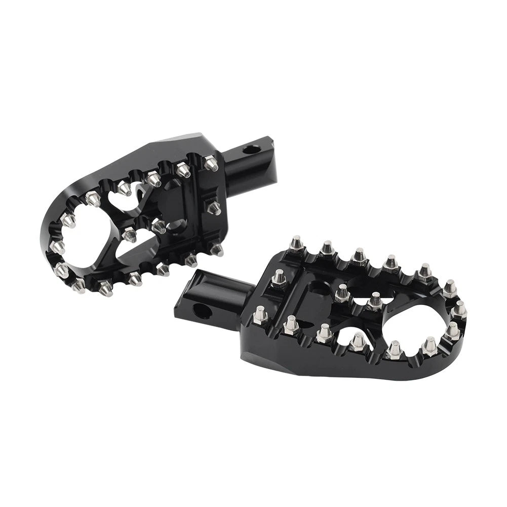 Rear Black  FootPeg Passenger Pedal For Harley FXBB FXLR FXLRS FXLRST FXST FLSB
