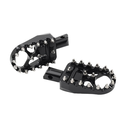 Rear Black  FootPeg Passenger Pedal For Harley FXBB FXLR FXLRS FXLRST FXST FLSB