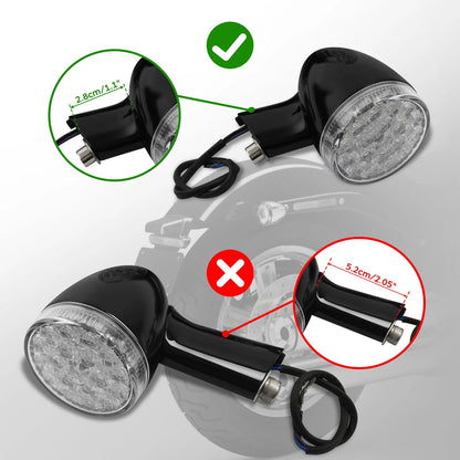 Rear Turn Signal Lights Fit For Harley Touring Electra Street Glide 2009-2024 US