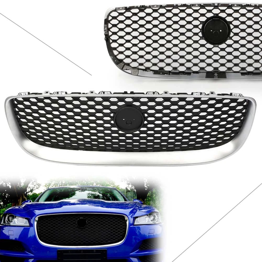 Front Bumper Center Upper Grille For Jaguar XE 2015-2018
