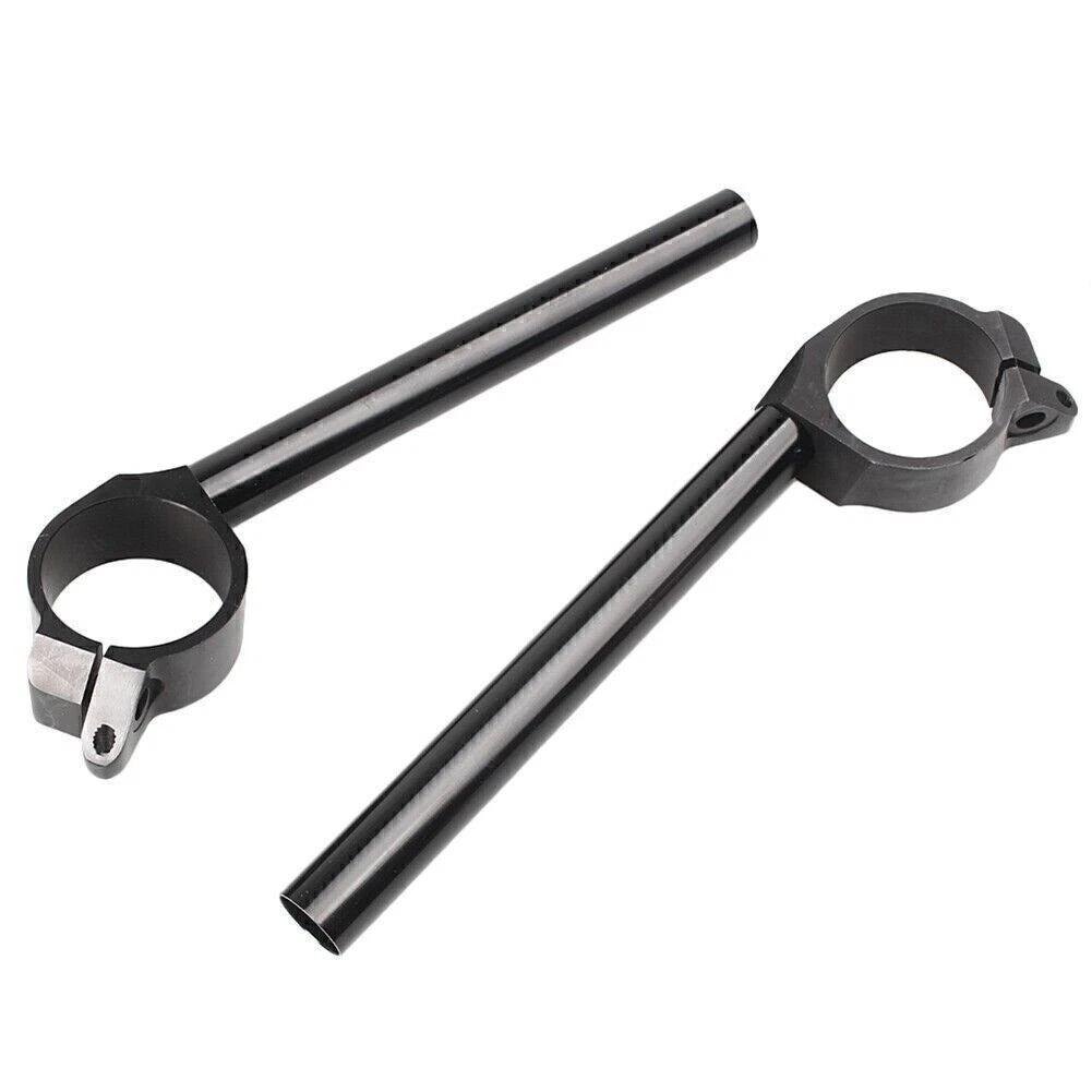 2pcs Handle Bar Handlebar Clip on Fit Yamaha YZF R6 2006 - 2010 Black Aluminum