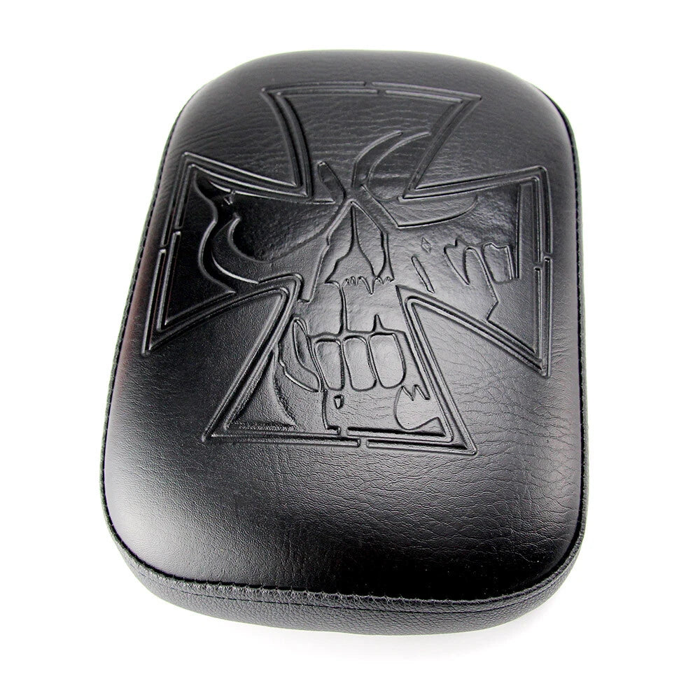 Skull Rear Pillion Back Seat 8 Suction Cups For Harley Chopper Sportster Softail