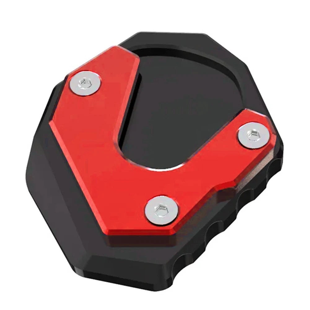 1pc Red Side Stand Enlarge Kickstand Pad For Honda XL750 TRANSALP 2023-2024
