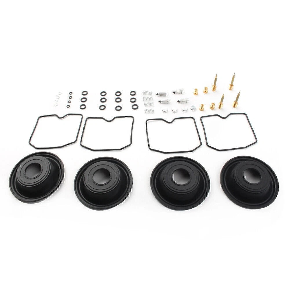 4SETS For Suzuki GSF600 S BANDIT Carburetor Rebuild Kit Vacuum Diaphragm US
