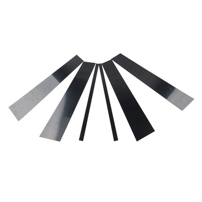 6PCS Pillar Post Door Window Cover Trim Kit Fit Honda Pilot Ridgeline 2009-2015