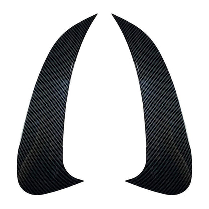 Pair Rear Bumper Splitter Spoiler Canard Air Vent For Mercedes Benz C-class W206
