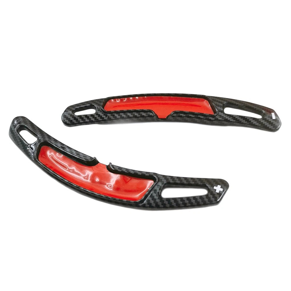 2 Pcs Steering Wheel Shift Paddle Shifter Extension For Porsche Panamera Macan