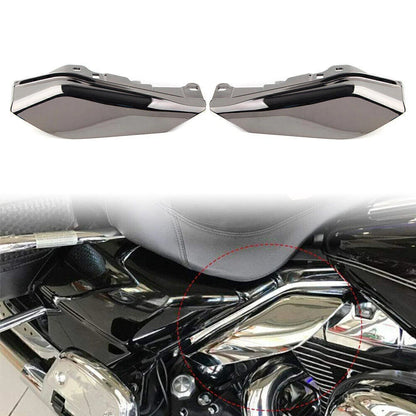 2PCS Heat Shield Mid-Frame Air Deflector Trim For Harley Street Glide 2009-2016