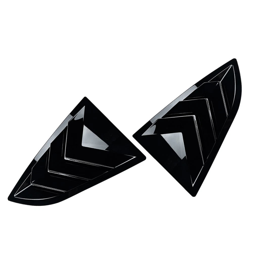 Glossy Black Rear Shutter Window Louver Cover For Subaru BRZ 2022-2024
