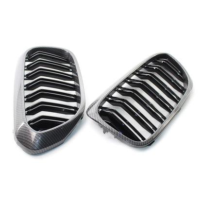 Carbon Fiber Style Front Grille for BMW 5 Series G30 G31 G38 530i 540i 17-19