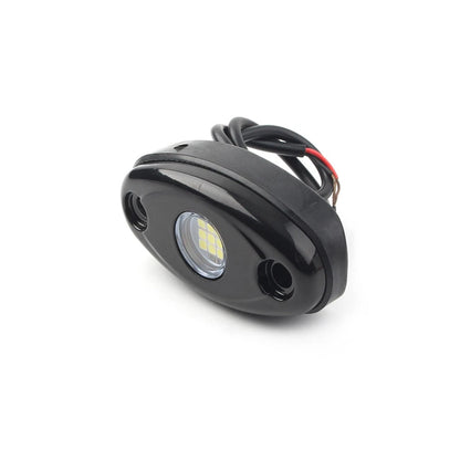 12 Pcs White LED Rock Light for JEEP Truck ATV SUV Trail Rig Bar Lamp