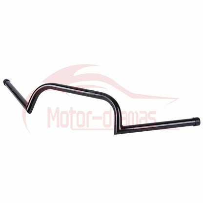 Black 7/8" 22mm Motorcycle Handlebars High-Rise Drag Bar For Honda Yamha Suzuki