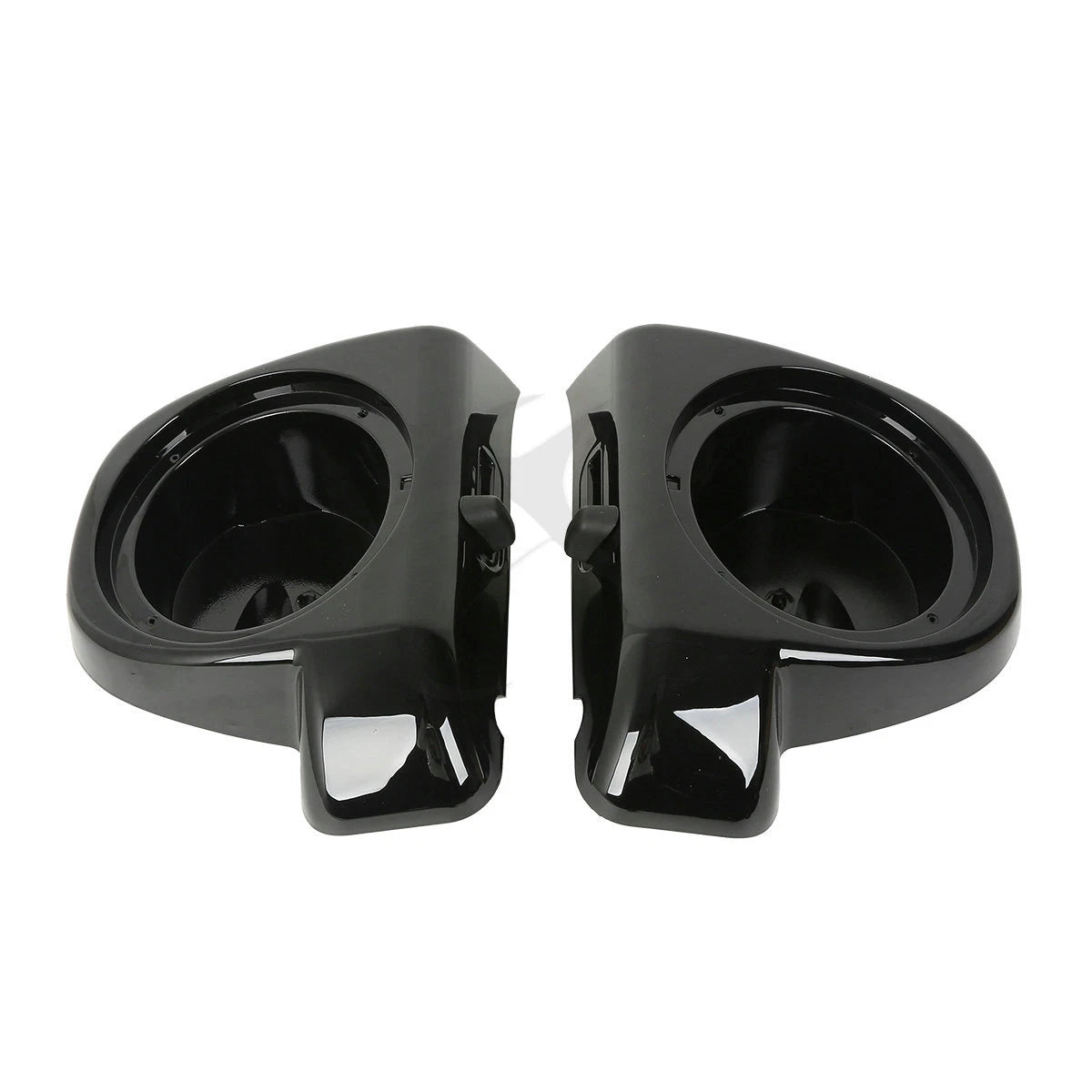 6.5" Lower Vented Fairing Pods Box+Speaker+Grills Fit For Harley Touring 14-24