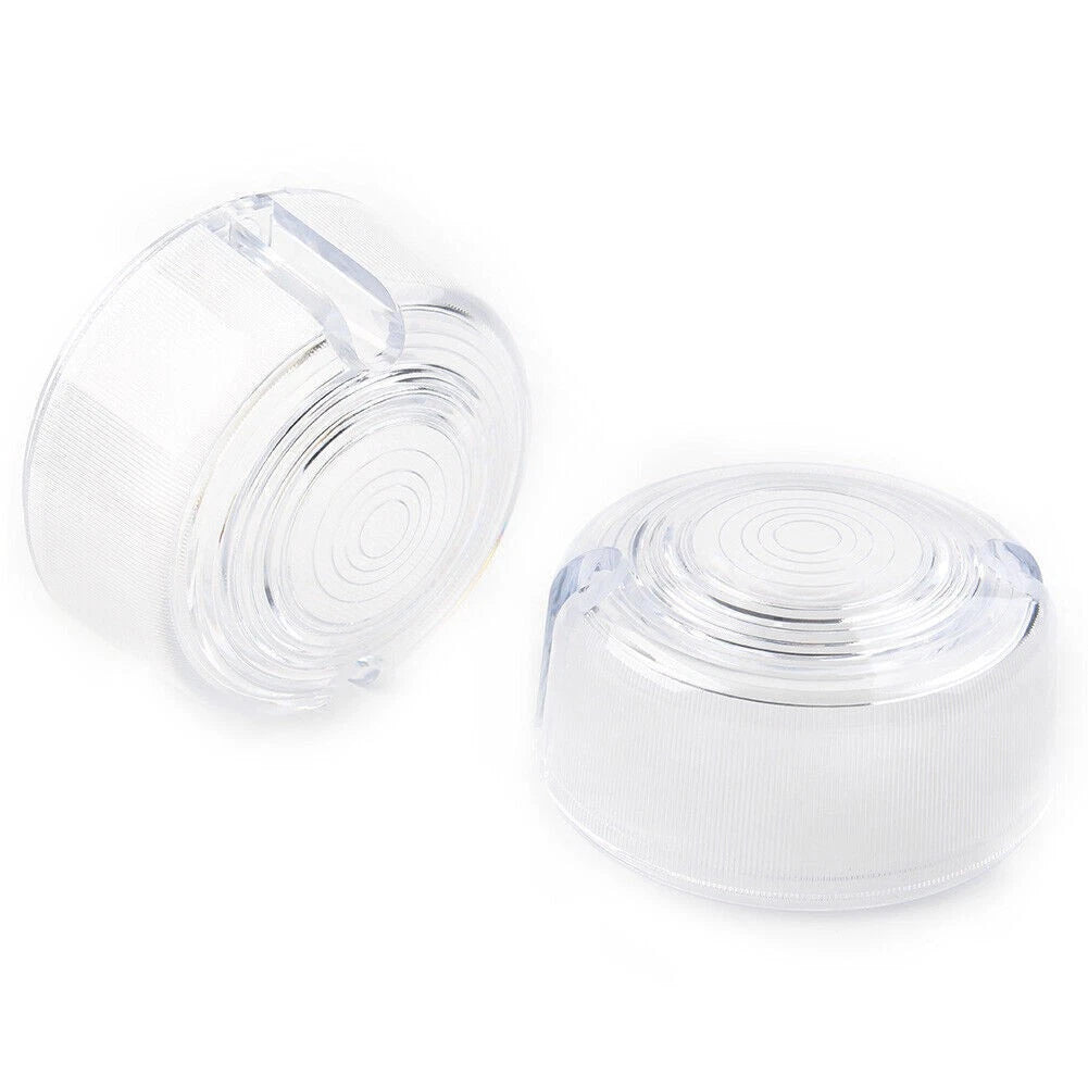 2 Pcs Turn Signal Lens Cover For Harley Dyna FXD FXR Sportster XLH 883 1200 FXST