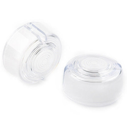 2 Pcs Turn Signal Lens Cover For Harley Dyna FXD FXR Sportster XLH 883 1200 FXST