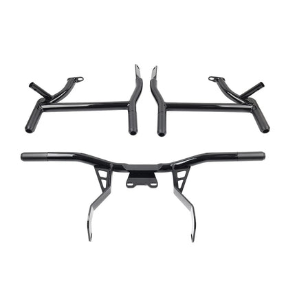 Saddlebag Rail Front Engine Guard Crash Bar For Harley Road Street Glide 2014-24