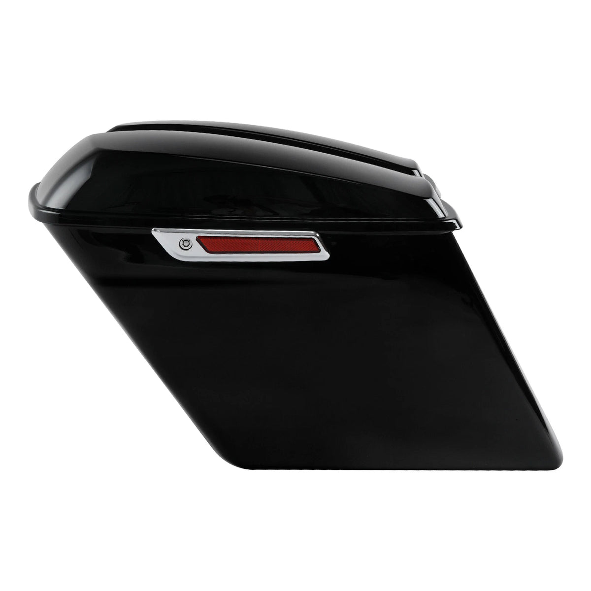 5" Stretched Hard Saddlebags Fit For Harley Softail Fatboy Cross Bones 1984-2017